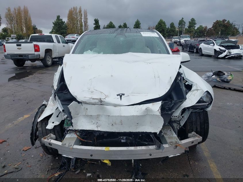 2021 Tesla Model Y Long Range Dual Motor All-Wheel Drive VIN: 5YJYGDEE4MF081036 Lot: 43752550