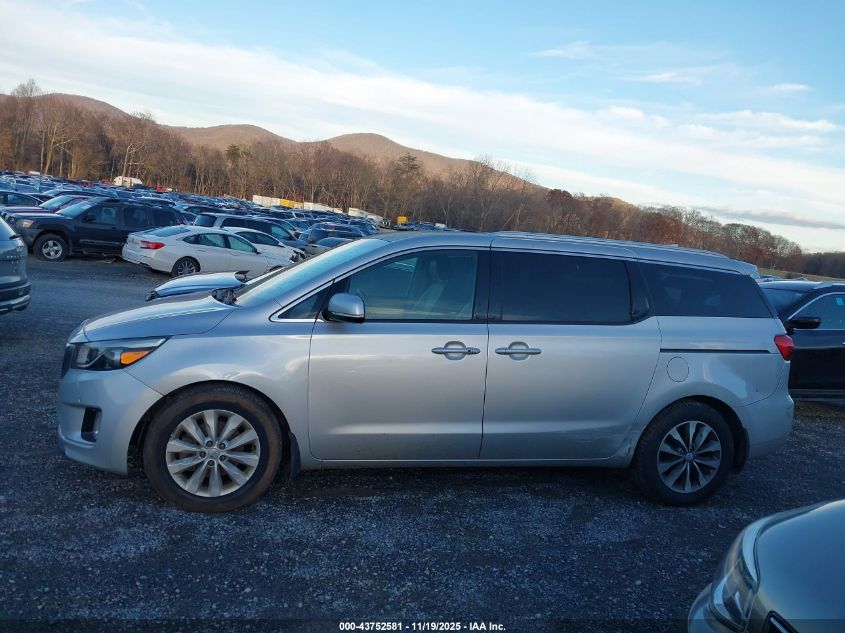 2018 Kia Sedona Sx VIN: KNDMC5C18J6349268 Lot: 43752581