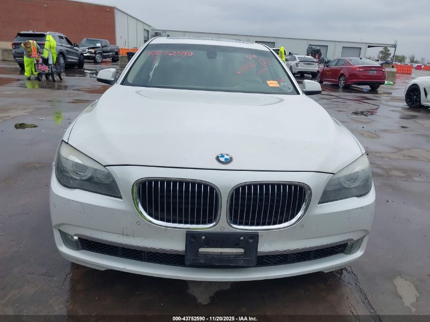 2009 BMW 750Li VIN: WBAKB835X9CY57900 Lot: 43752590