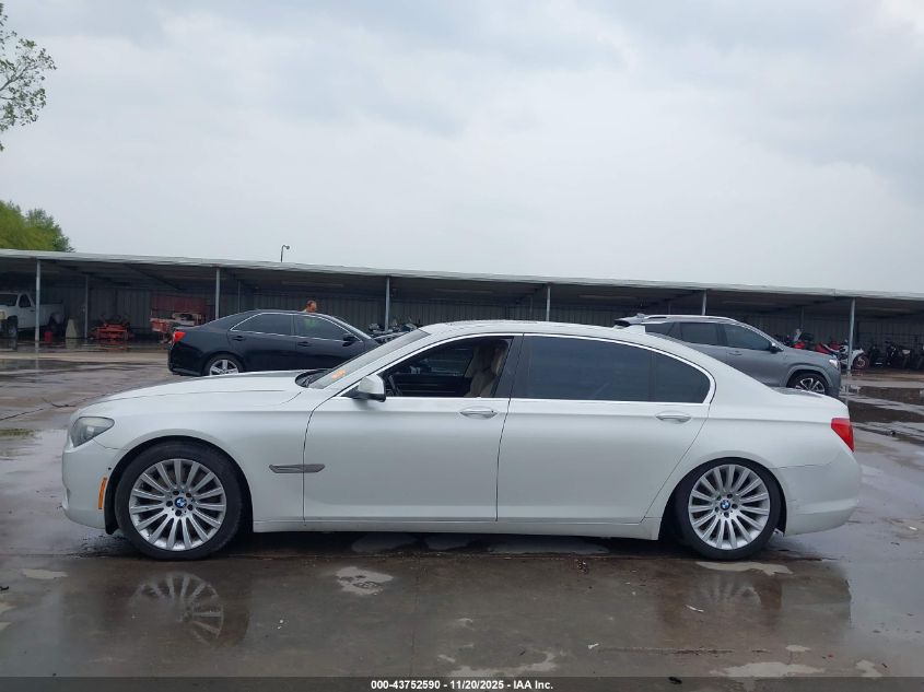 2009 BMW 750Li VIN: WBAKB835X9CY57900 Lot: 43752590