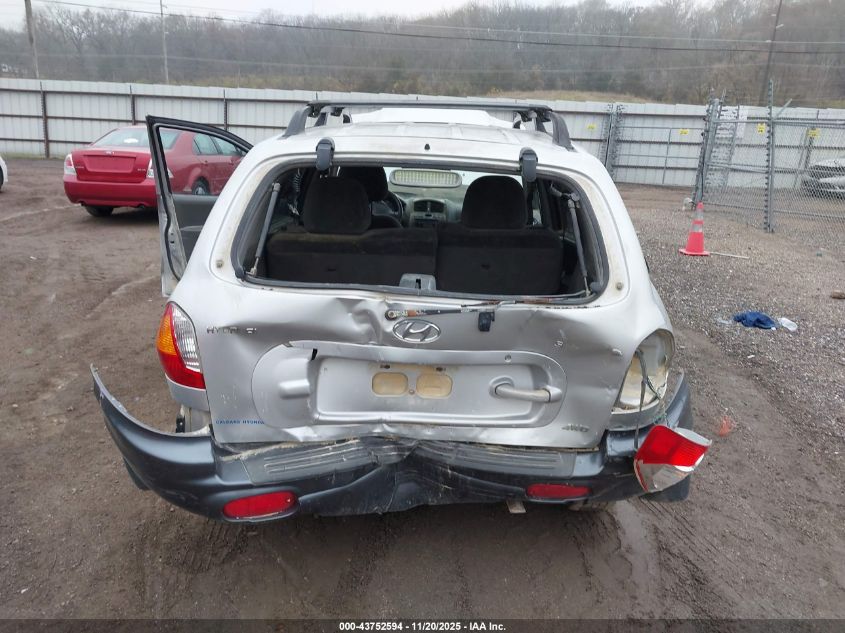 2002 Hyundai Santa Fe Gls/Lx VIN: KM8SC73D42U329623 Lot: 43752594