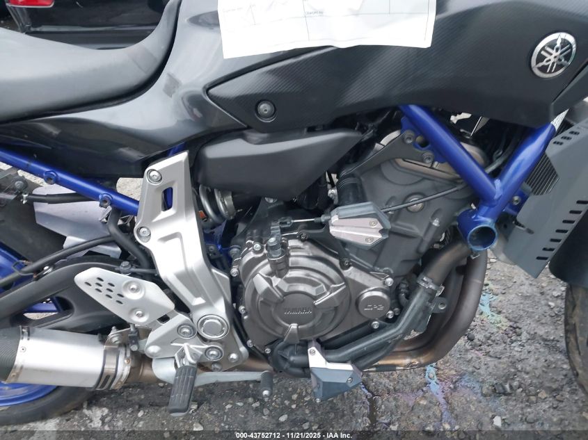 2015 Yamaha Fz07 C VIN: JYARM06Y7FA001038 Lot: 43752712