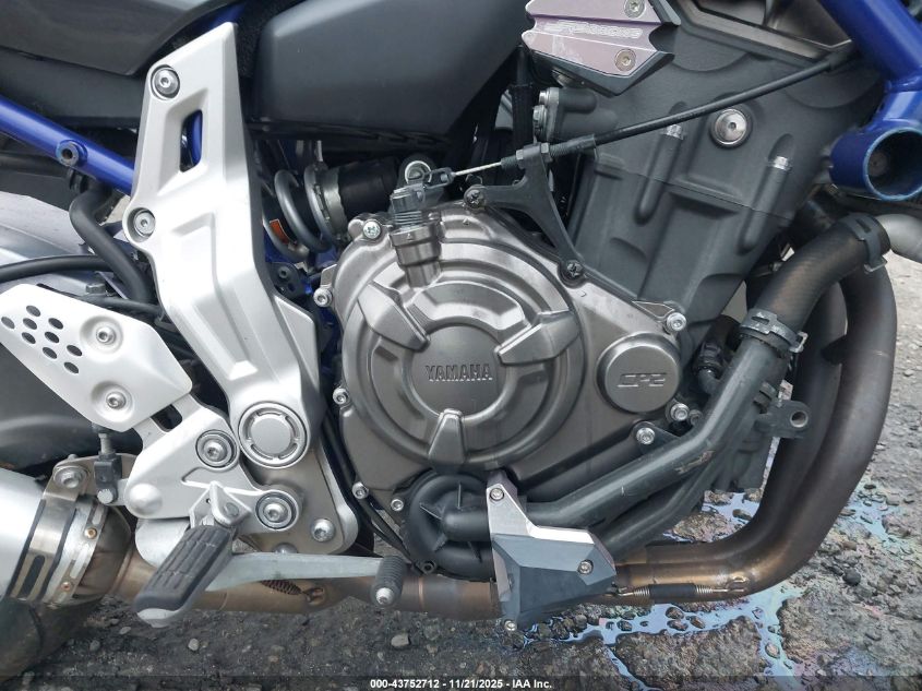 2015 Yamaha Fz07 C VIN: JYARM06Y7FA001038 Lot: 43752712