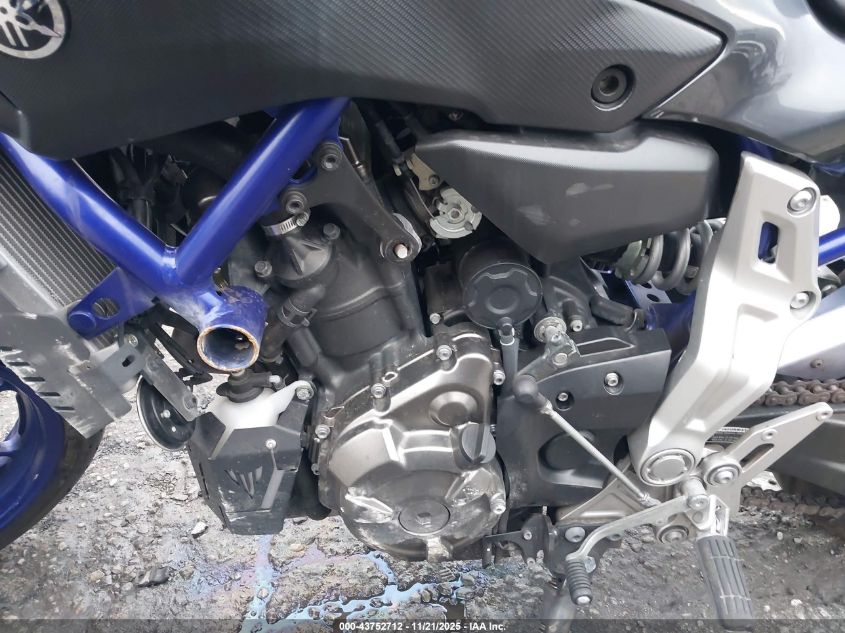 2015 Yamaha Fz07 C VIN: JYARM06Y7FA001038 Lot: 43752712