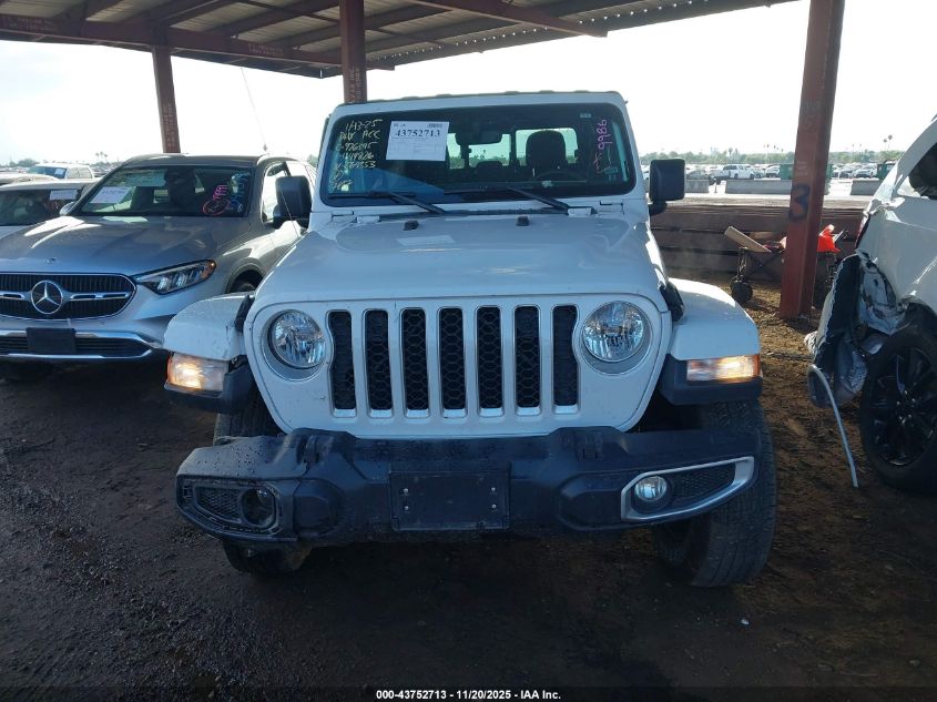 2023 Jeep Gladiator Overland 4X4 VIN: 1C6HJTFG4PL564353 Lot: 43752713