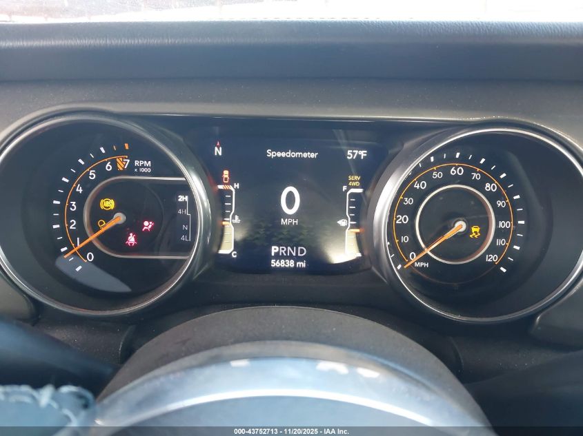 2023 Jeep Gladiator Overland 4X4 VIN: 1C6HJTFG4PL564353 Lot: 43752713