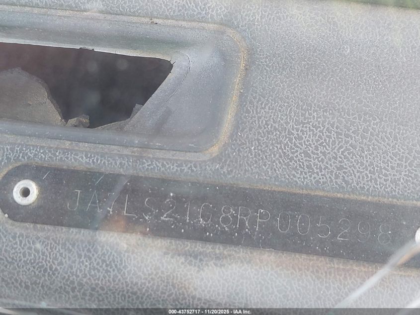 1994 Mitsubishi Mighty Max VIN: JA7LS21G8RP005298 Lot: 43752717