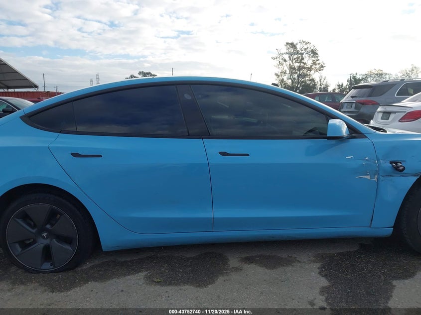 2022 Tesla Model 3 Rear-Wheel Drive VIN: 5YJ3E1EA3NF200353 Lot: 43752740