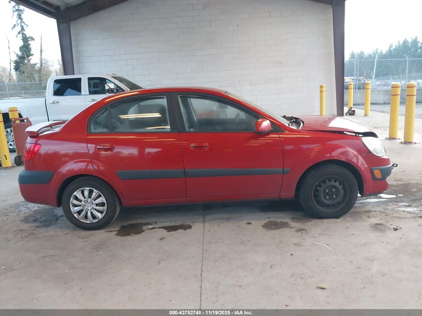 2009 Kia Rio Lx VIN: KNADE223296580008 Lot: 43752748