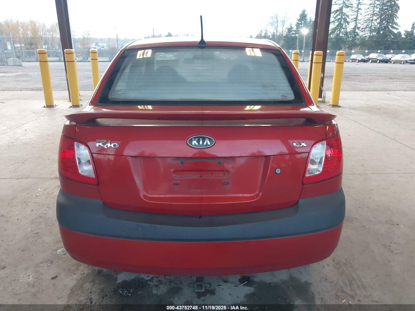 2009 Kia Rio Lx VIN: KNADE223296580008 Lot: 43752748