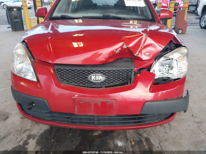 2009 Kia Rio Lx VIN: KNADE223296580008 Lot: 43752748