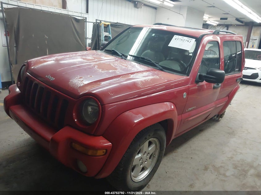 1J4GL58KX4W327625 2004 JEEP LIBERTY (NORTH AMERICA) photo no. 2