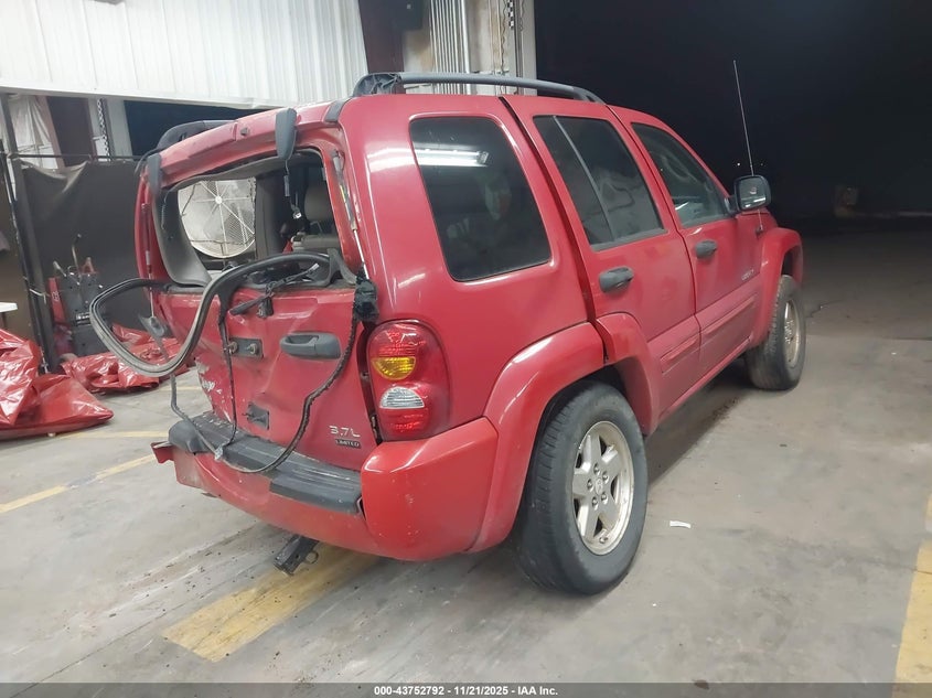 1J4GL58KX4W327625 2004 JEEP LIBERTY (NORTH AMERICA) photo no. 4