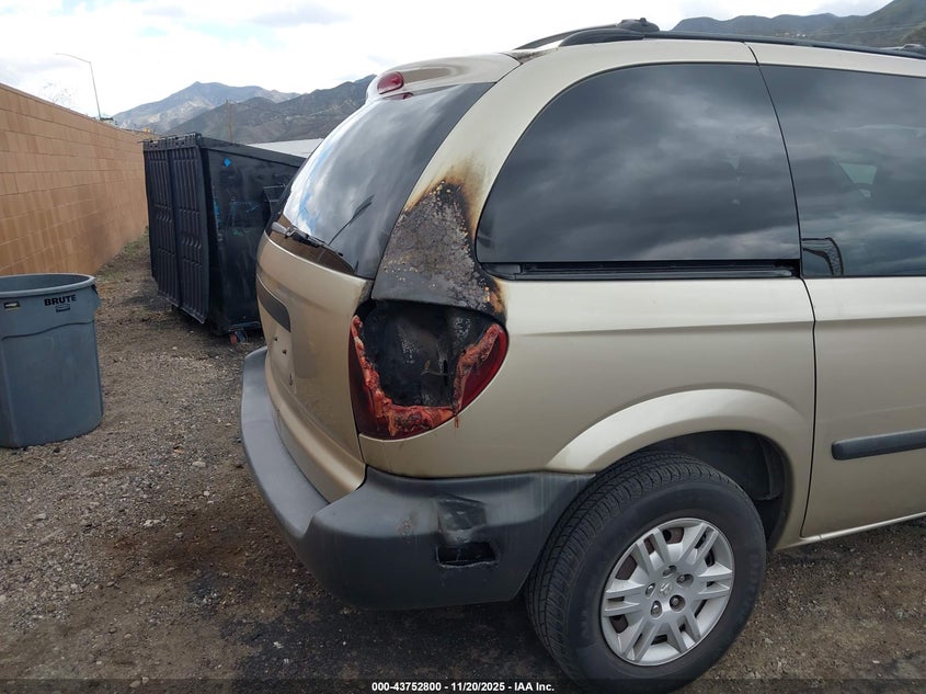 2006 Dodge Caravan Se VIN: 1D4GP25B26B747860 Lot: 43752800