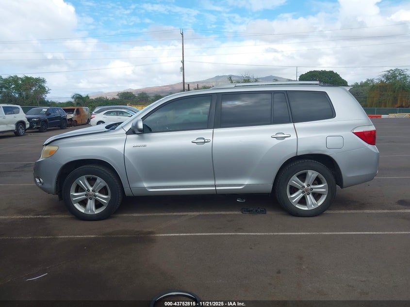 2008 Toyota Highlander Limited VIN: JTEDS42A782001828 Lot: 43752815