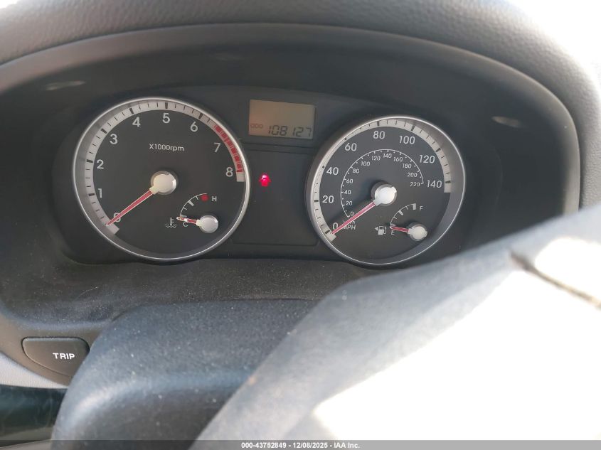 2008 Hyundai Accent Gls VIN: KMHCN46C88U183283 Lot: 43752849