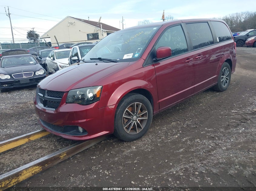 Vin: 2c4rdgeg3jr205247, lot: 44248234, dodge grand caravan gt 20182