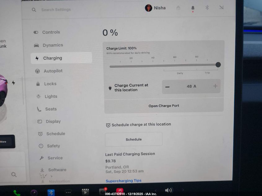 2025 Tesla Model 3 Long Range Rear-Wheel Drive/Standard VIN: 5YJ3E1EA0SF882233 Lot: 43752918