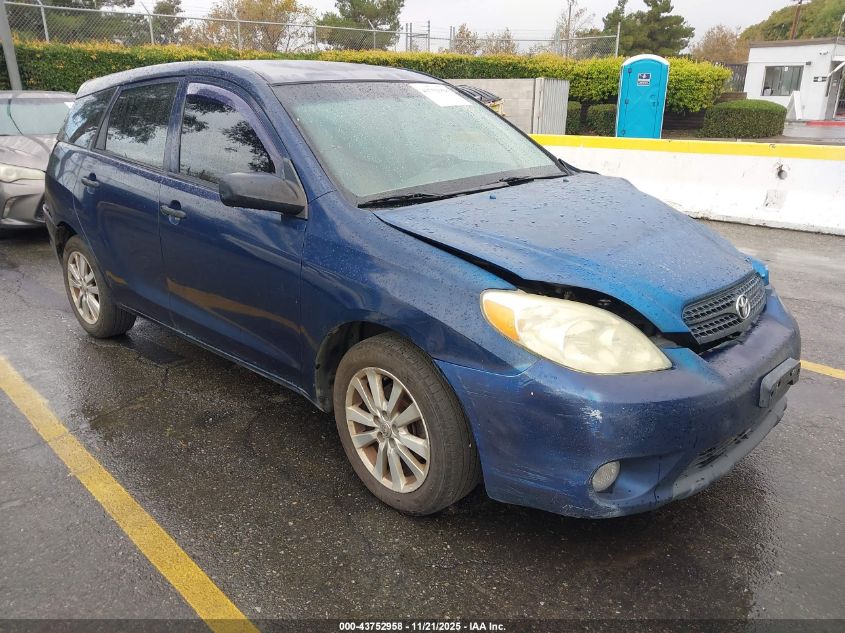 2T1KR32E16C593312 2006 Toyota Matrix auction photo 1