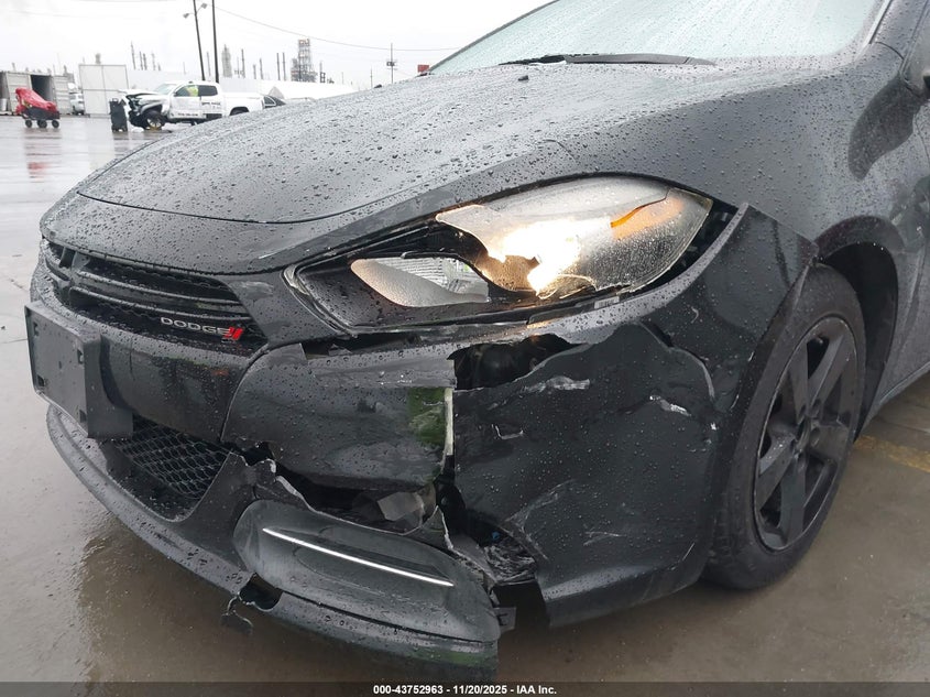 2015 Dodge Dart Sxt VIN: 1C3CDFBB6FD119051 Lot: 43752963
