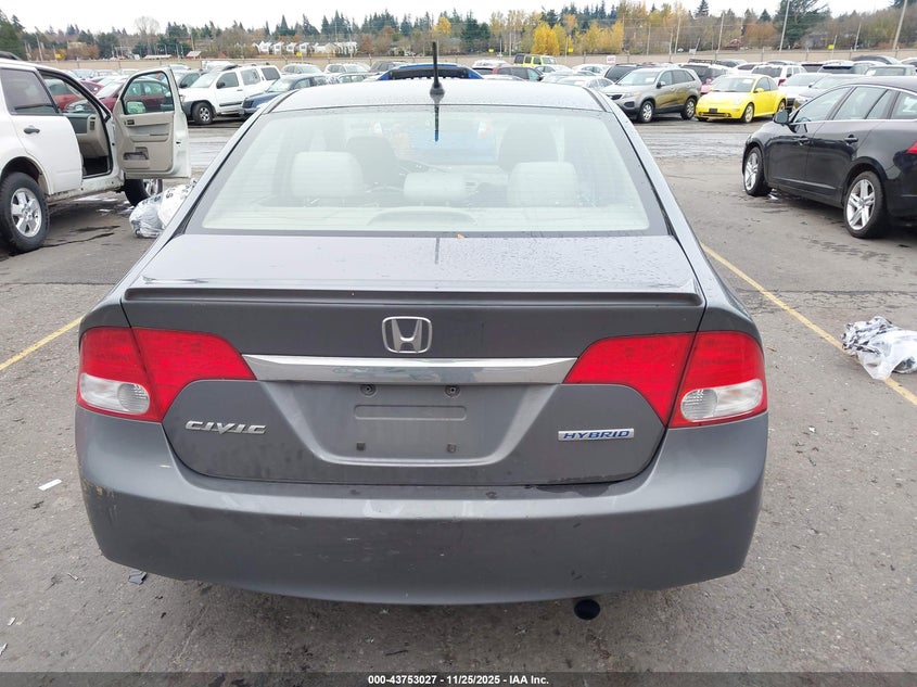 2009 Honda Civic Hybrid VIN: JHMFA36289S009322 Lot: 43753027