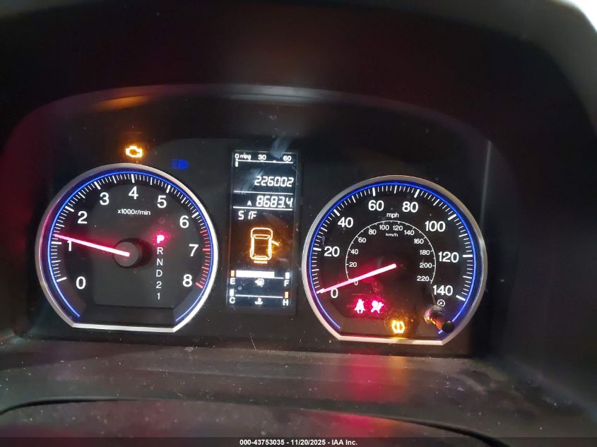 2008 Honda Cr-V Ex-L VIN: 5J6RE48708L033716 Lot: 43753035