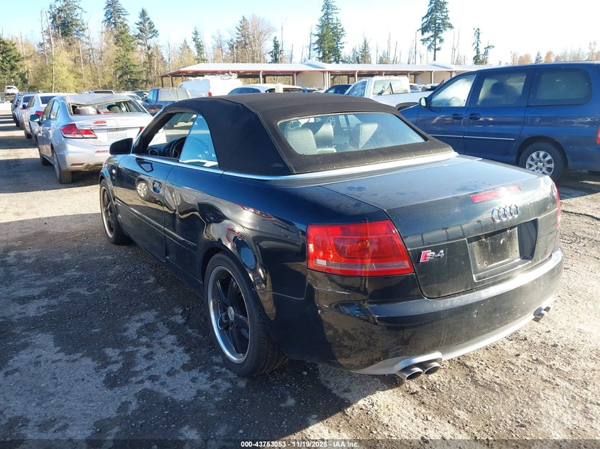 2007 Audi S4 VIN: WUARL48HX7K901166 Lot: 43753053