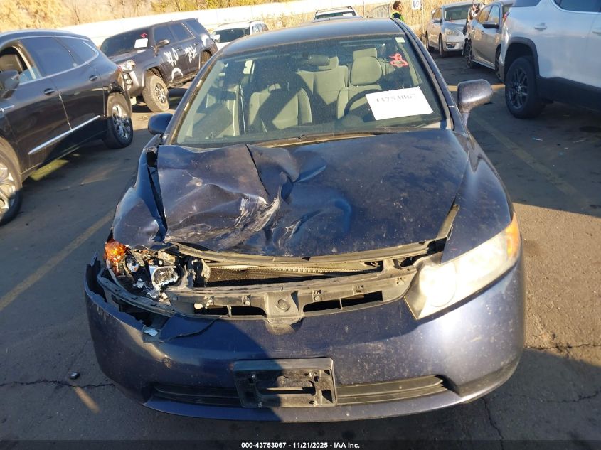 2007 Honda Civic Lx VIN: JHMFA16577S007587 Lot: 43753067