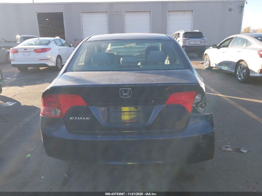 2007 Honda Civic Lx VIN: JHMFA16577S007587 Lot: 43753067