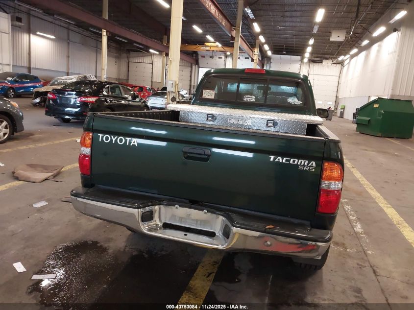 2003 Toyota Tacoma VIN: 5TEWM72N63Z194490 Lot: 43753084