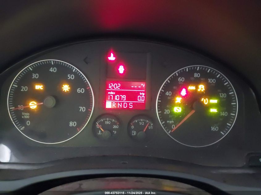 2007 Volkswagen Jetta Wolfsburg Edition VIN: 3VWEF71K47M168936 Lot: 43753115