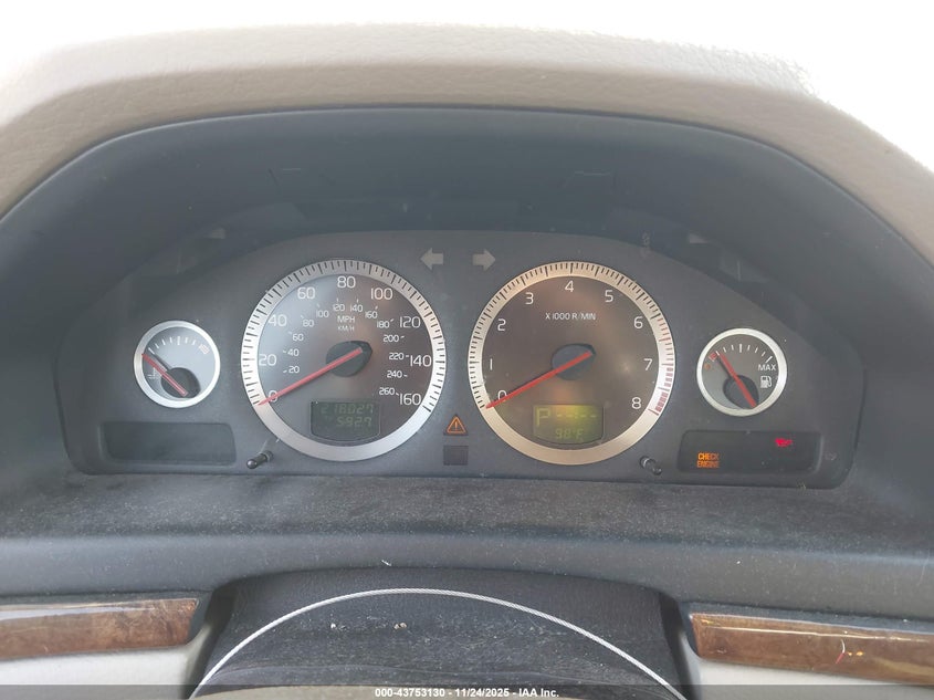 2006 Volvo S80 2.5T VIN: YV1TS592961441731 Lot: 43753130