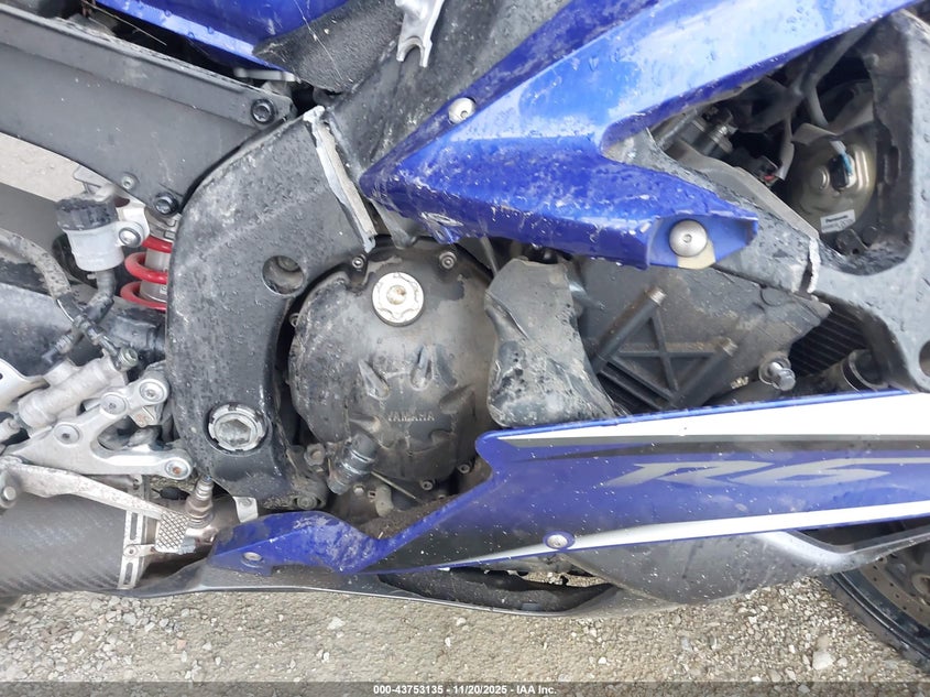 2007 Yamaha Yzfr6 L VIN: JYARJ12YX7A005719 Lot: 43753135