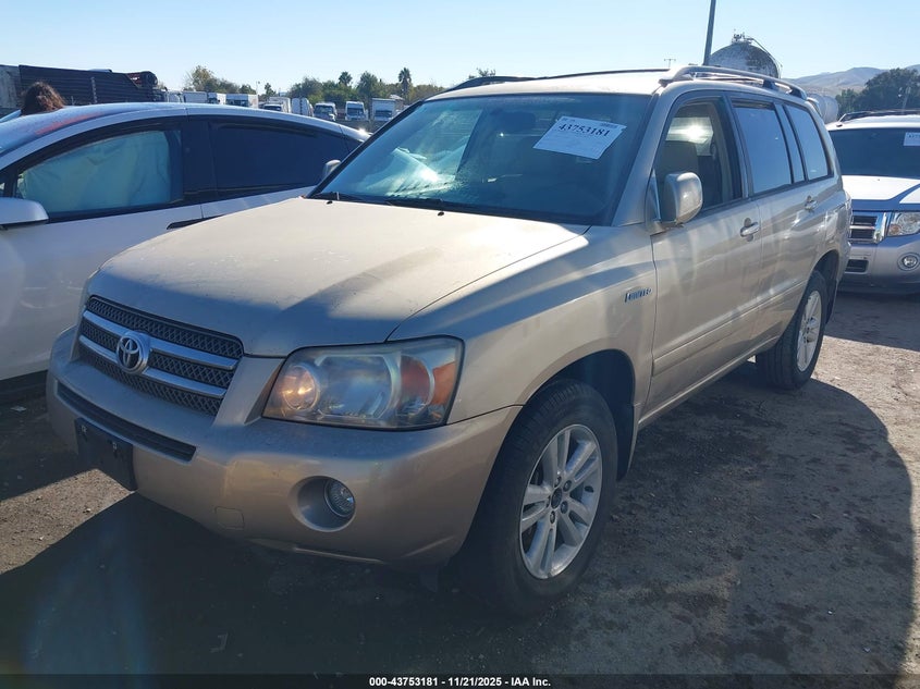 2006 Toyota Highlander Hybrid VIN: JTEDW21A360008553 Lot: 43753181