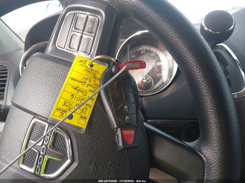 2016 Dodge Grand Caravan Se VIN: 2C4RDGBG9GR373830 Lot: 43753209