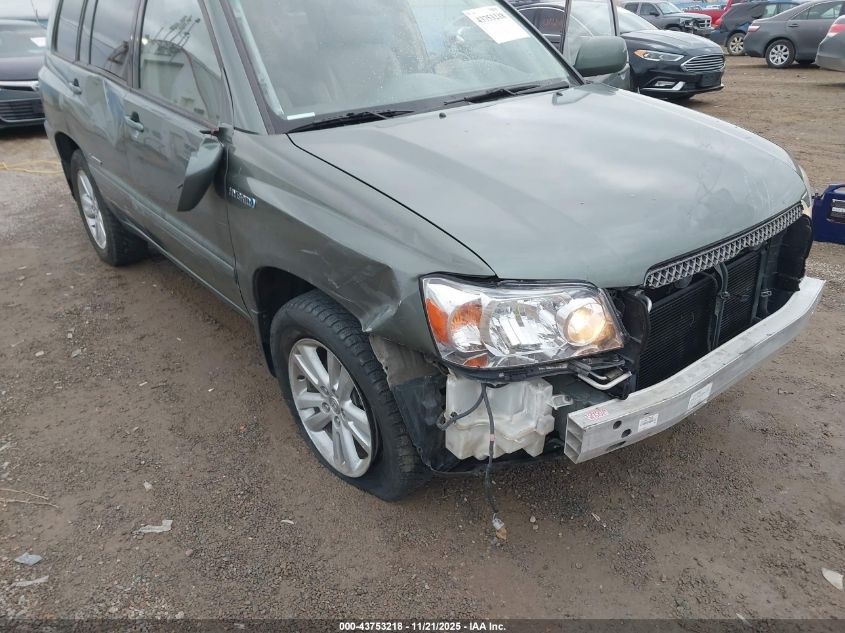 2007 Toyota Highlander Hybrid Limited V6 VIN: JTEEW21A670042654 Lot: 43753218