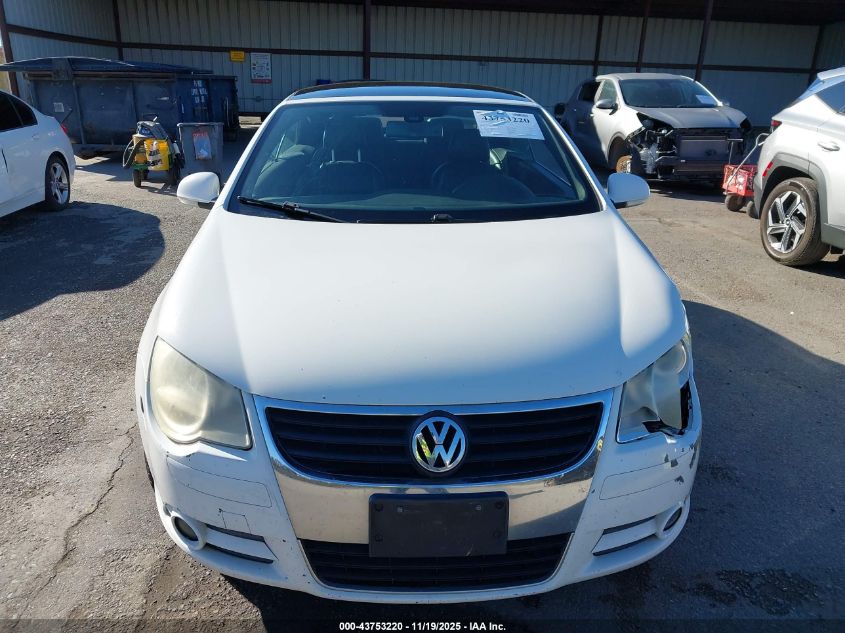 2008 Volkswagen Eos Lux VIN: WVWFA71F08V036319 Lot: 43753220