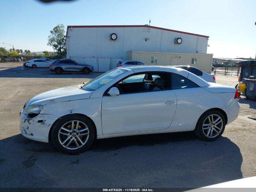 2008 Volkswagen Eos Lux VIN: WVWFA71F08V036319 Lot: 43753220