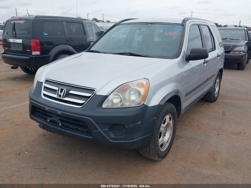 JHLRD78585C046429 2005 HONDA CR-V photo no. 2