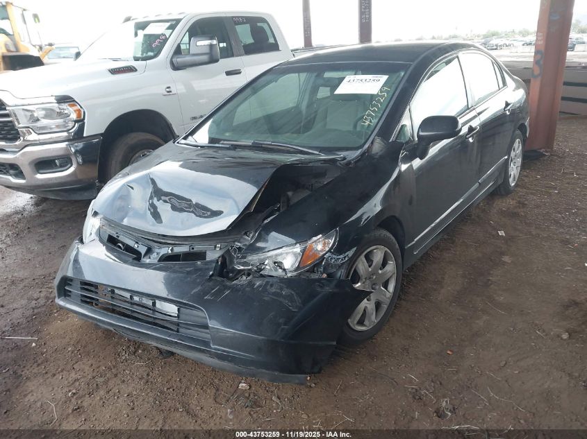 2007 Honda Civic Lx VIN: 1HGFA165X7L126912 Lot: 43753259