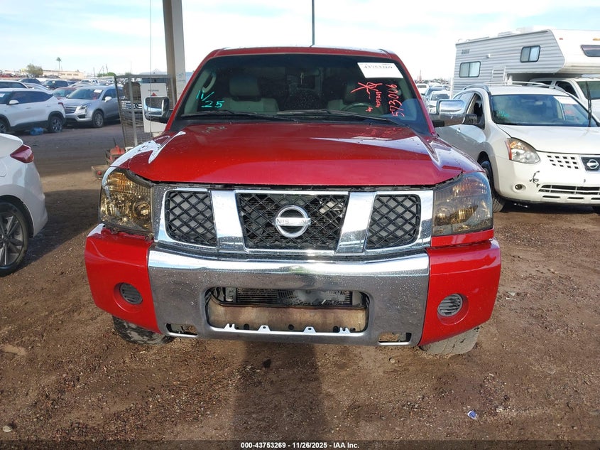 2005 Nissan Titan Se VIN: 1N6AA06A25N573006 Lot: 43753269