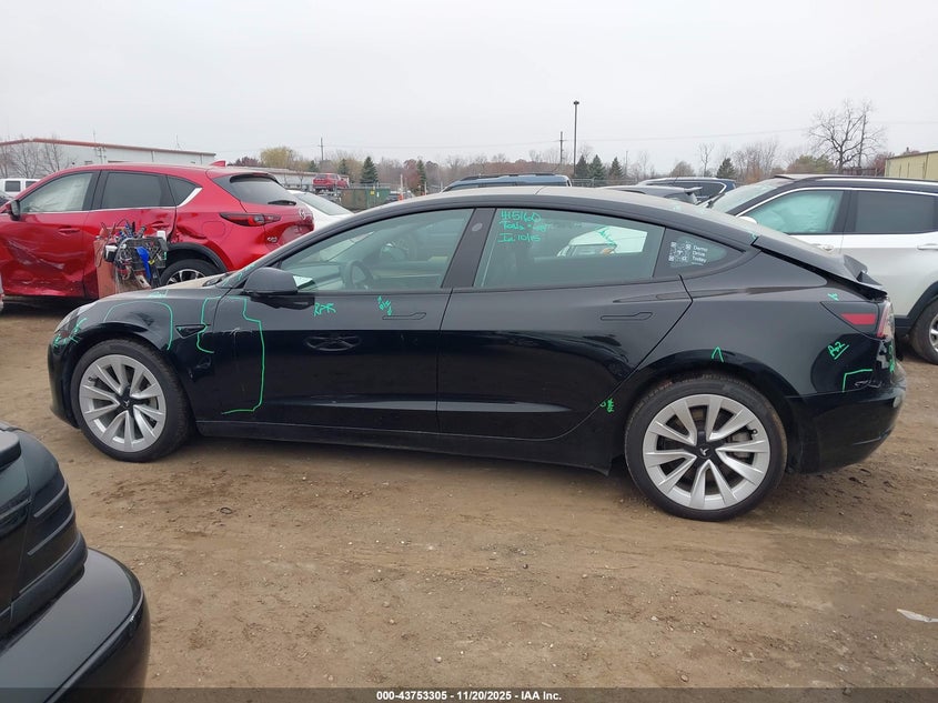 2023 Tesla Model 3 Long Range Dual Motor All-Wheel Drive VIN: 5YJ3E1EBXPF415160 Lot: 43753305
