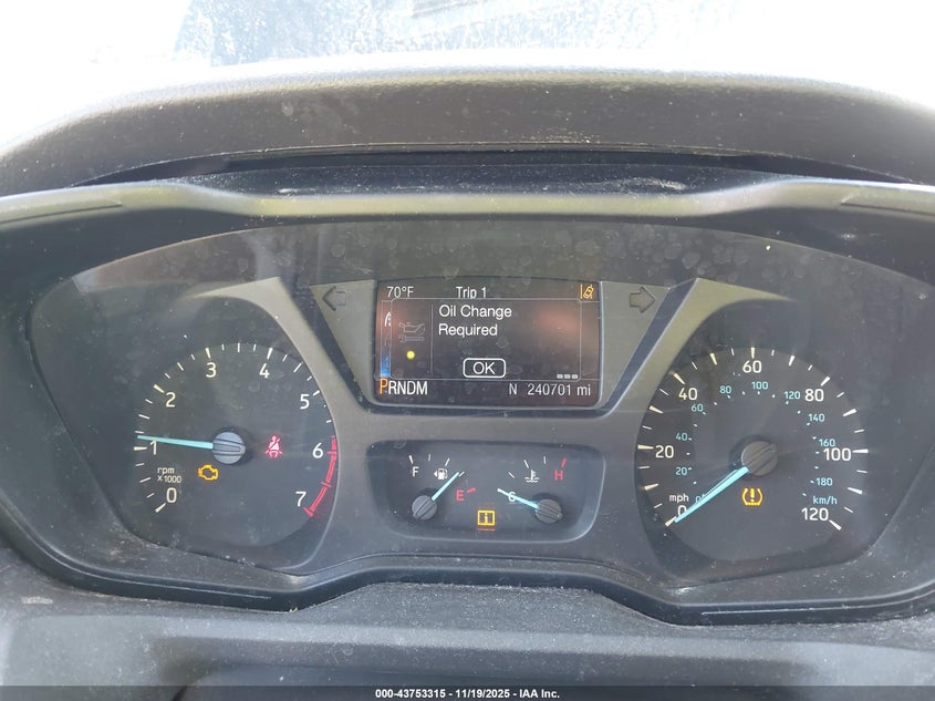 2018 Ford Transit-250 VIN: 1FTYR1YG0JKA91860 Lot: 43753315