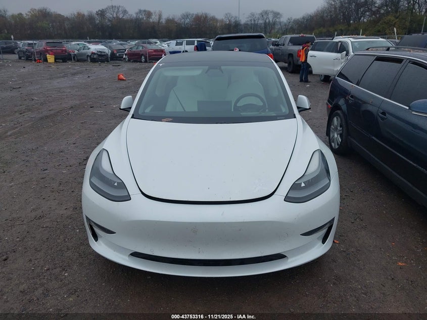 2021 Tesla Model 3 Long Range Dual Motor All-Wheel Drive VIN: 5YJ3E1EB9MF992967 Lot: 43753316