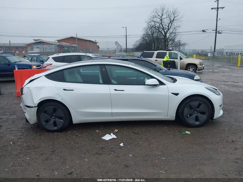2021 Tesla Model 3 Long Range Dual Motor All-Wheel Drive VIN: 5YJ3E1EB9MF992967 Lot: 43753316