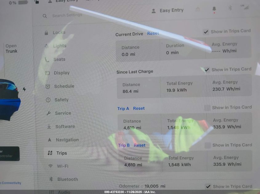 2022 Tesla Model Y Performance Dual Motor All-Wheel Drive VIN: 7SAYGDEF2NF330172 Lot: 43753330