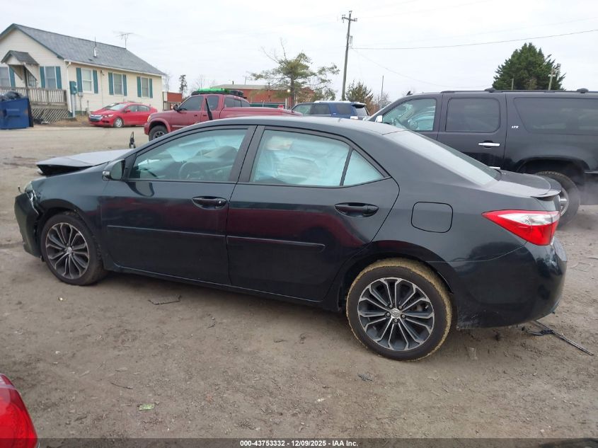 2016 Toyota Corolla S Plus VIN: 2T1BURHE5GC621025 Lot: 43753332