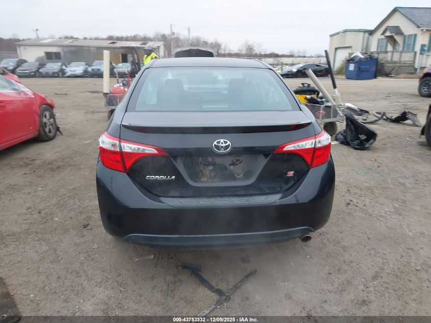 2016 Toyota Corolla S Plus VIN: 2T1BURHE5GC621025 Lot: 43753332