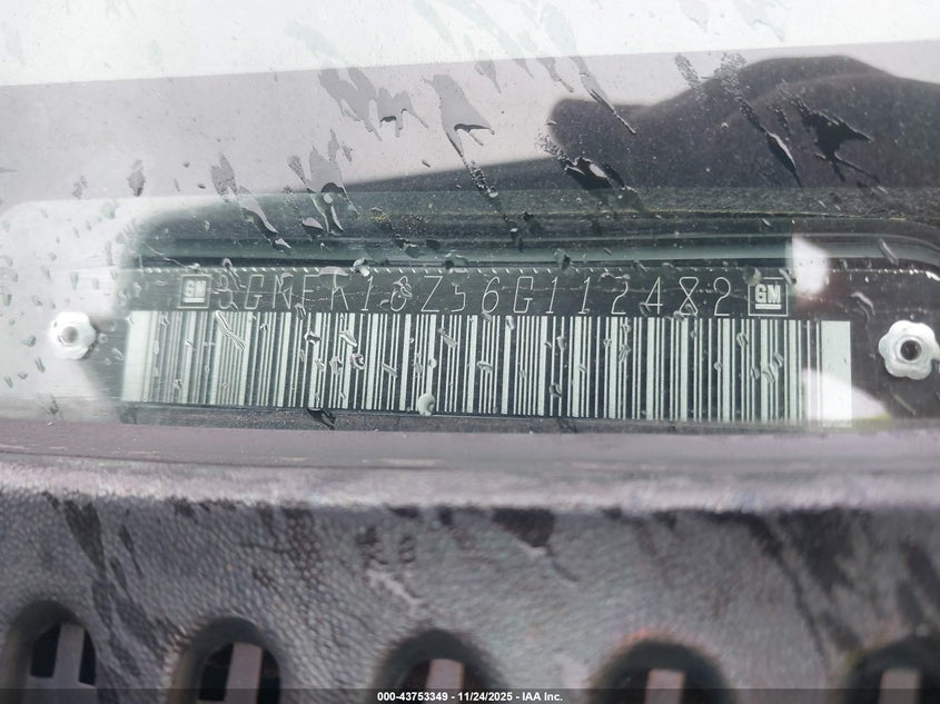 2006 Chevrolet Suburban 1500 Z71 VIN: 3GNFK16Z56G112482 Lot: 43753349