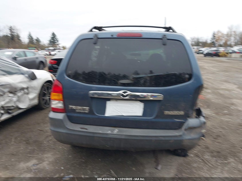 2001 Mazda Tribute Dx V6 VIN: 4F2YU07161KM00768 Lot: 43753355